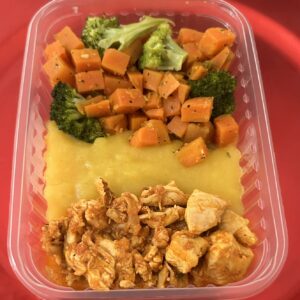 Frango em cubos
